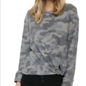 Jac Parker Camo Print Sweater